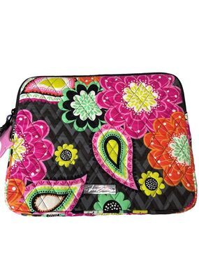 Vera Bradley Quilted Floral Tablet Sleeve - Pink, Yellow, Green